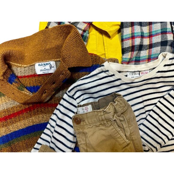10-Piece Boys Size 2–3T Winter Clothing Bundle | Baby Gap, Zara, Old Navy, Carte - Picture 3 of 6